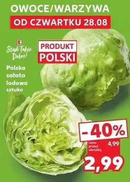 Kaufland Sałata lodowa Kaufland oferta