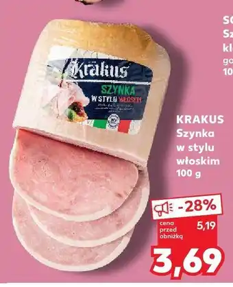 Kaufland Szynka w stylu włoskim Krakus oferta