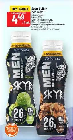 Polomarket Jogurt pitny Men Skyr Bakoma oferta