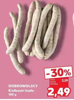 Kaufland Kiełbaski białe Dobrowolscy oferta