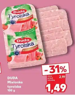 Kaufland Mielonka tyrolska Duda oferta