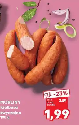 Kaufland Kiełbasa zwyczajna Morliny oferta