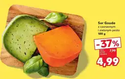 Kaufland Ser Gouda z czerwonym i zielonym pesto Kaufland oferta