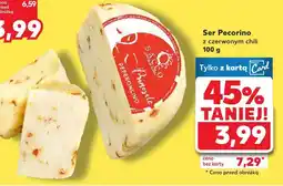 Kaufland Ser Pecorino z czerwonym chili Kaufland oferta