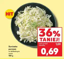 Kaufland Surówka porowa w delikatnym sosie Kaufland oferta