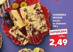 Kaufland Ciasto ze śliwkami Cukiernia Michaś oferta