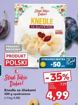 Kaufland Knedle ze śliwkami Stąd Takie Dobre oferta