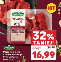 Kaufland Mięso na gulasz z udźca wołowego Stoisko Mięsne oferta