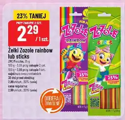 Polomarket Żelki Zozole rainbow lub sticks oferta