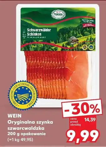 Kaufland Szynka szwarcwaldzka Wein oferta
