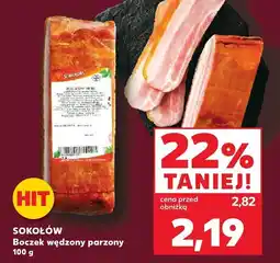Kaufland Boczek wędzony parzony Sokołów oferta