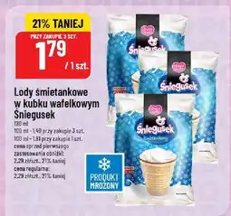 Polomarket Lody śmietankowe w kubku wafelkowym Śniegusek oferta