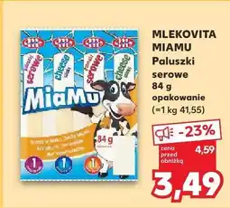 Kaufland Paluszki serowe MiaMu Mlekovita oferta