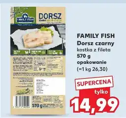 Kaufland Dorsz czarny kostka z fileta Family Fish oferta