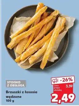Kaufland Ryba brzuszki z łososia wędzone Stoisko z obsługą oferta