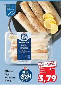 Kaufland Ryba mintaj filet bez skóry Blue Bay oferta