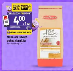 Polomarket Mąka orkiszowa pełnoziarnista Niedzwiadek oferta