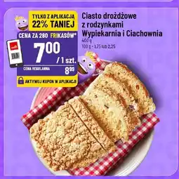Polomarket Ciasto drożdżowe z rodzynkami Wypiekarnia i Ciachowarnia oferta