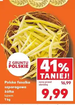 Kaufland Fasolka szparagowa żółta 1 kg Kaufland oferta
