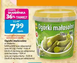 Auchan Ogórki kiszone oferta