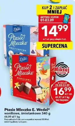 Lewiatan Ptasie Mleczko E. Wedel oferta