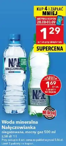 Lewiatan Woda miceralna Nałęczowianka oferta