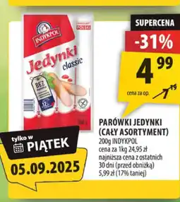 Arhelan Parówki Indykpol oferta