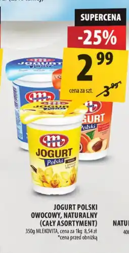 Arhelan Jogurt naturalny Mlekovita oferta