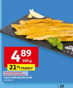 Auchan Losoś wędzony, brzuszki oferta