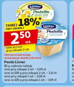 Auchan Pasta Lisner oferta