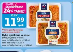 Auchan Ryba opiekana w sosie oferta