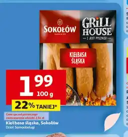 Auchan Kiełbasa śląska Sokołów oferta