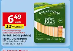 Auchan Parówki 100% polskiej szynki, Dolina Dobra oferta