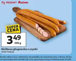 Auchan Kiełbasa głogowska z szynki oferta