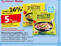 Auchan Warzywa na patelnię Auchan oferta