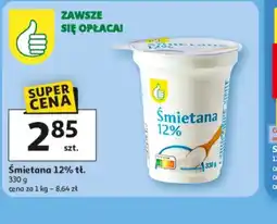 Auchan Smietana 12% tł. oferta