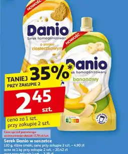Auchan Serek Danio w saszetce oferta