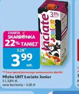 Auchan Mleko UHT Laciate Junior oferta