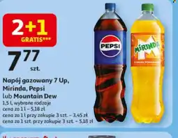 Auchan Napój gazowany 7 Up, Mirinda, Pepsi lub Mountain Dew oferta