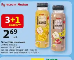 Auchan Smoothie owocowe Auchan oferta