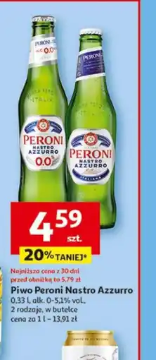 Auchan Piwo Peroni Nastro Azzurro oferta