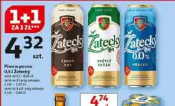 Auchan Piwo w puszce Zatecky oferta