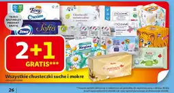 Auchan Chusteczki suche i mokre oferta