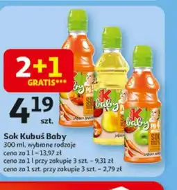 Auchan Sok Kubuś Baby oferta