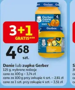 Auchan Danie lub zupka Gerber oferta