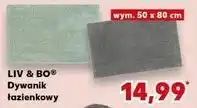 Kaufland Dywanik łazienkowy 50 x 80 cm Liv & Bo oferta