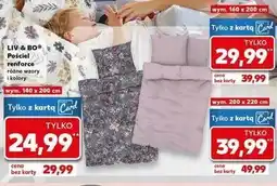 Kaufland Pościel z bawełny renforce sanfor 180 x 200 + 2x 70 80 cm Liv & Bo oferta