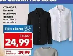 Kaufland Koszula muślinowa 36-42 Oyanda oferta