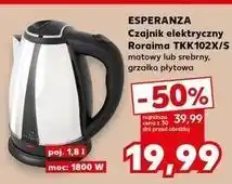 Kaufland Czajnik elektryczny tkk102s Esperanza oferta