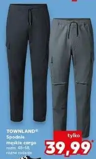 Kaufland Spodnie cargo s-xl Townland oferta